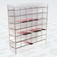 Акриловая подставка для косметических карандашей