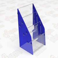 Підставка під брошури на 3 яруси. Формат А5 - 150x210мм