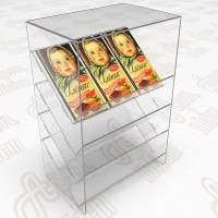 Витрина для магазина на 4 полки.